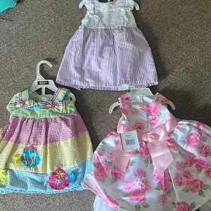 12 months Easter dresses! 3 for 1!